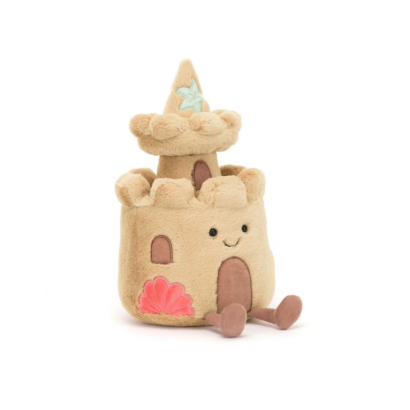 Zamek z Piasku Jellycat – bezpieczny pluszak dla dzieci